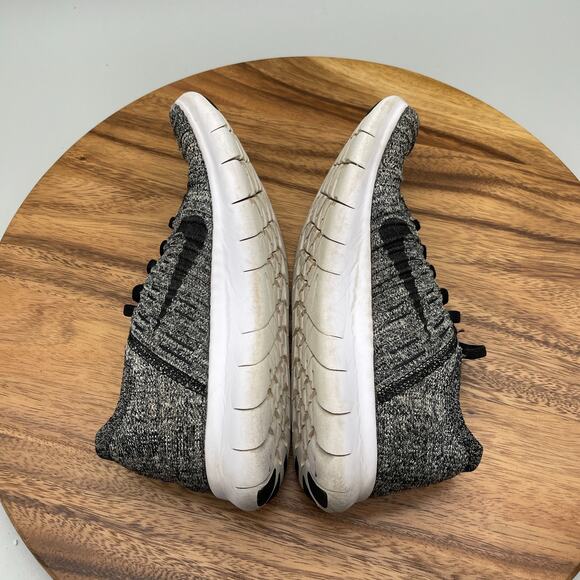 Nike Free RN Shoes Womens Size 8 Oreo Gray Running Comfort Walking Gym Sneakers - Picture 6 of 8